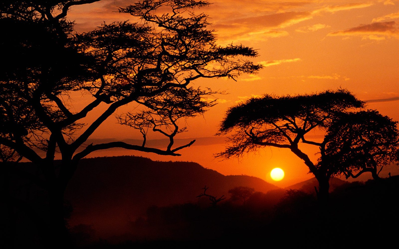 Selected sunrise and sunset wallpaper (2) #2 - 1680x1050
