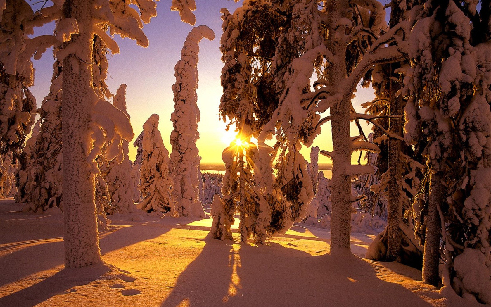 Selected sunrise and sunset wallpaper (2) #15 - 1680x1050