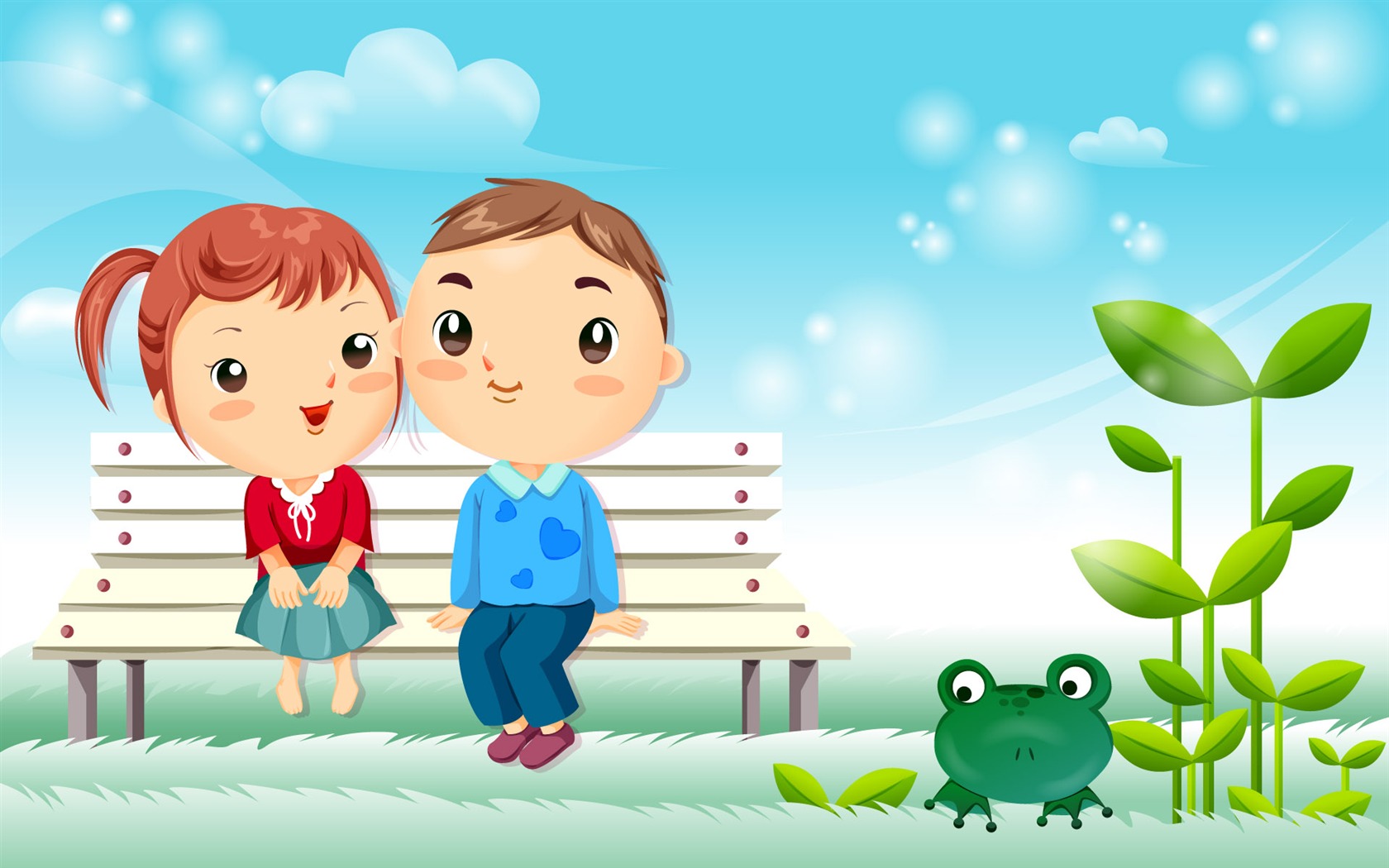 Valentine's Day Vector Love Wallpaper (1) #8 - 1680x1050