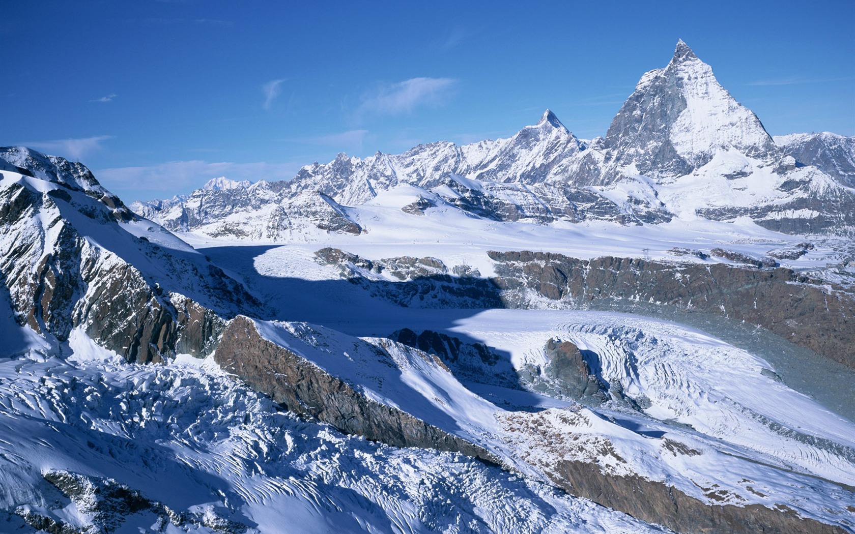 Snow Mountain wallpaper (1) #2 - 1680x1050
