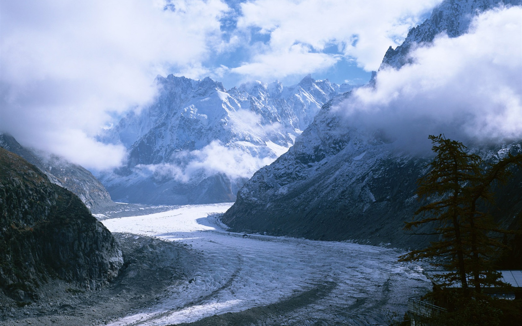 Snow Mountain wallpaper (1) #12 - 1680x1050