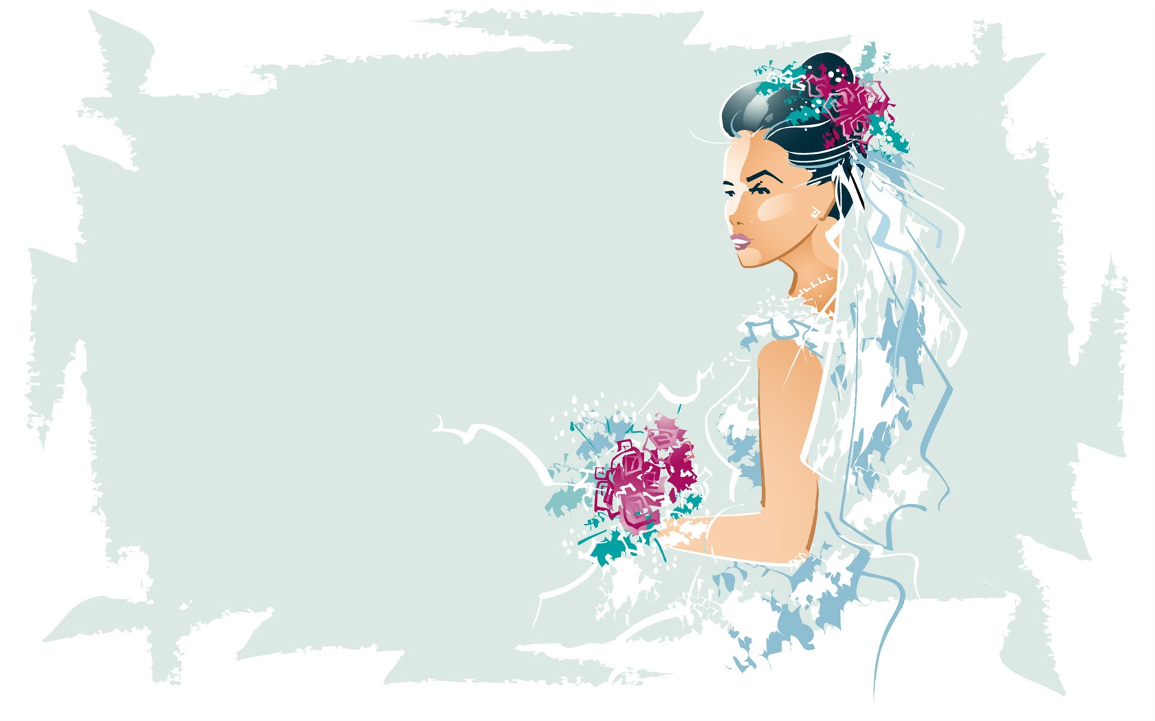 People living movement vector wallpaper (1) #7 - 1680x1050