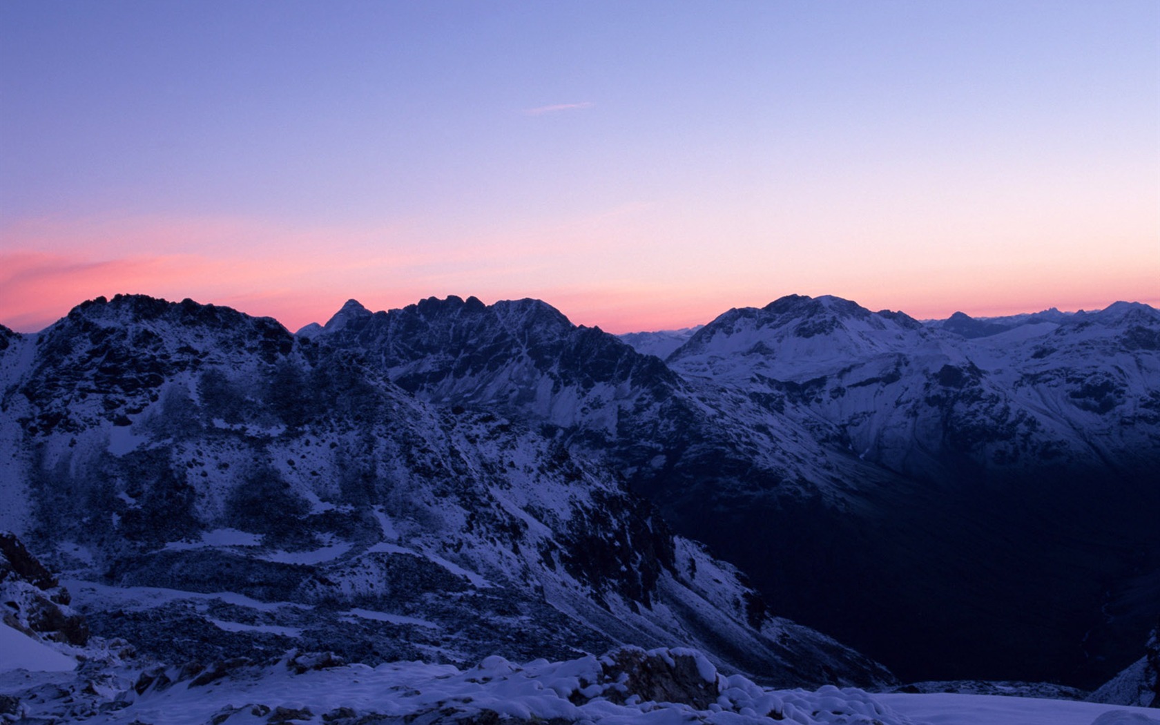 雪山 壁紙(二) #5 - 1680x1050