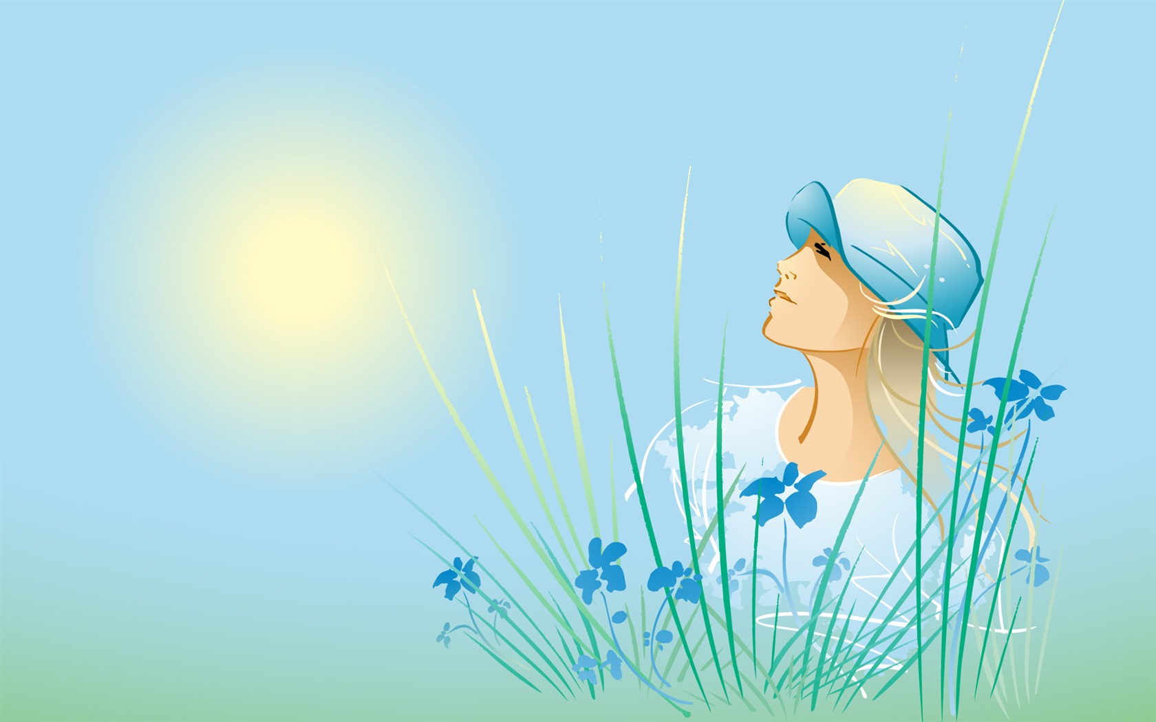 People living movement vector wallpaper (2) #13 - 1680x1050