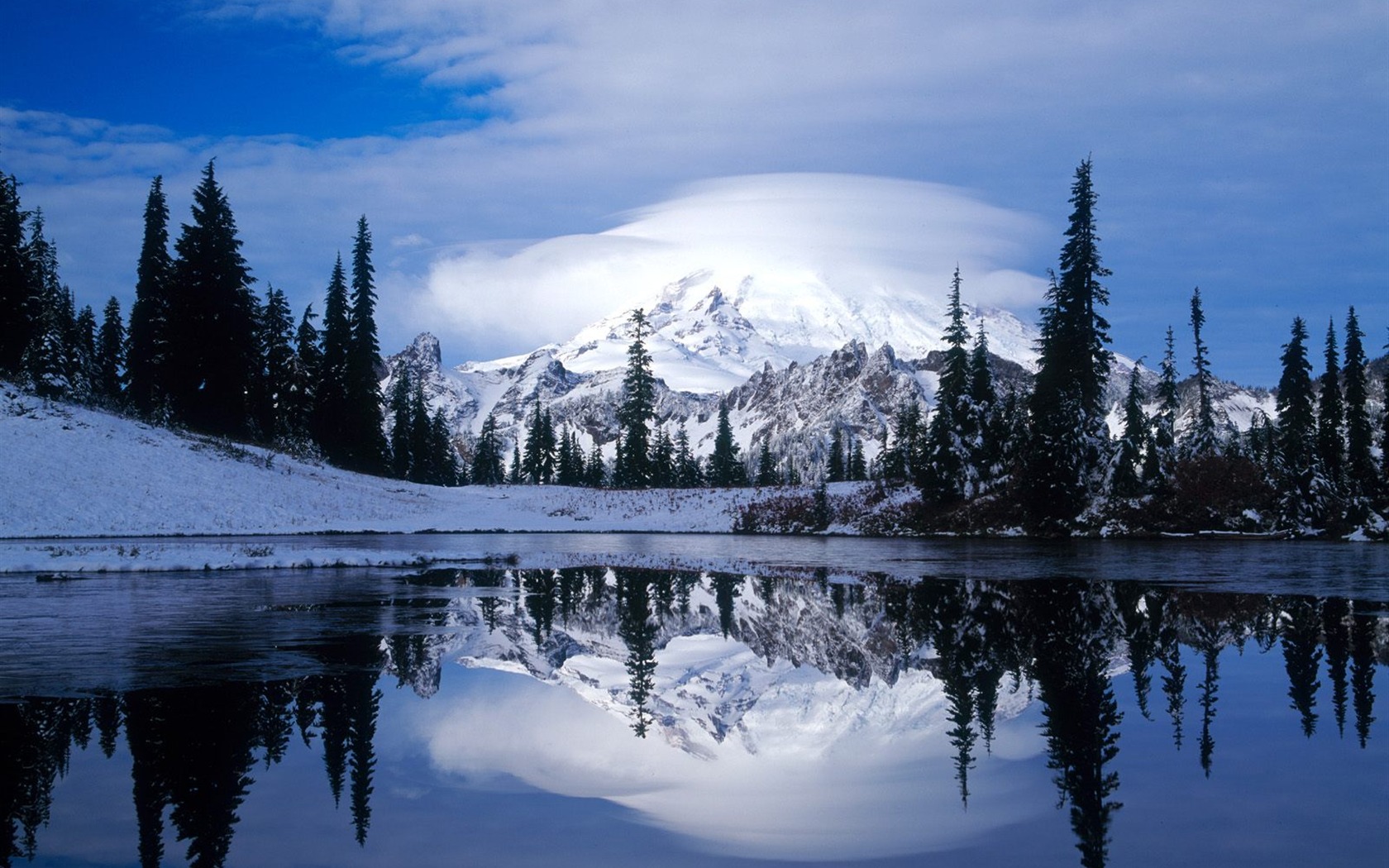 Snow wallpaper collection (1) #13 - 1680x1050