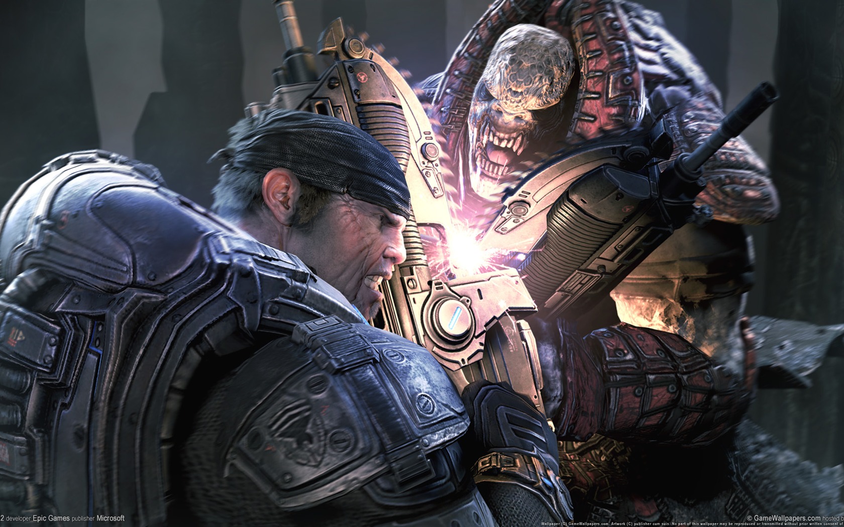 Gears Of War 2 HD wallpaper (1) #5 - 1680x1050
