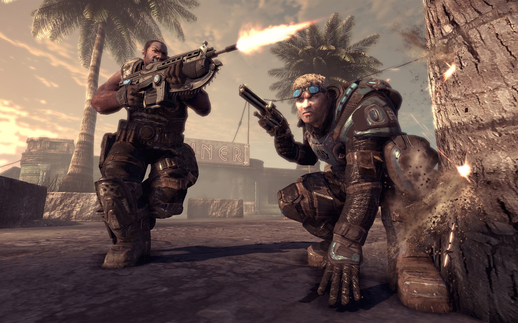 Gears of War 2 HD tapetu (1) #27 - 1680x1050