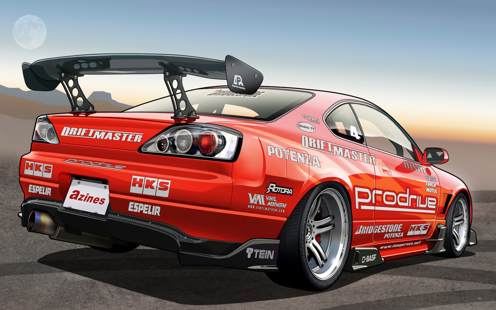Beautiful wallpaper car draw (2) #2 - 1680x1050