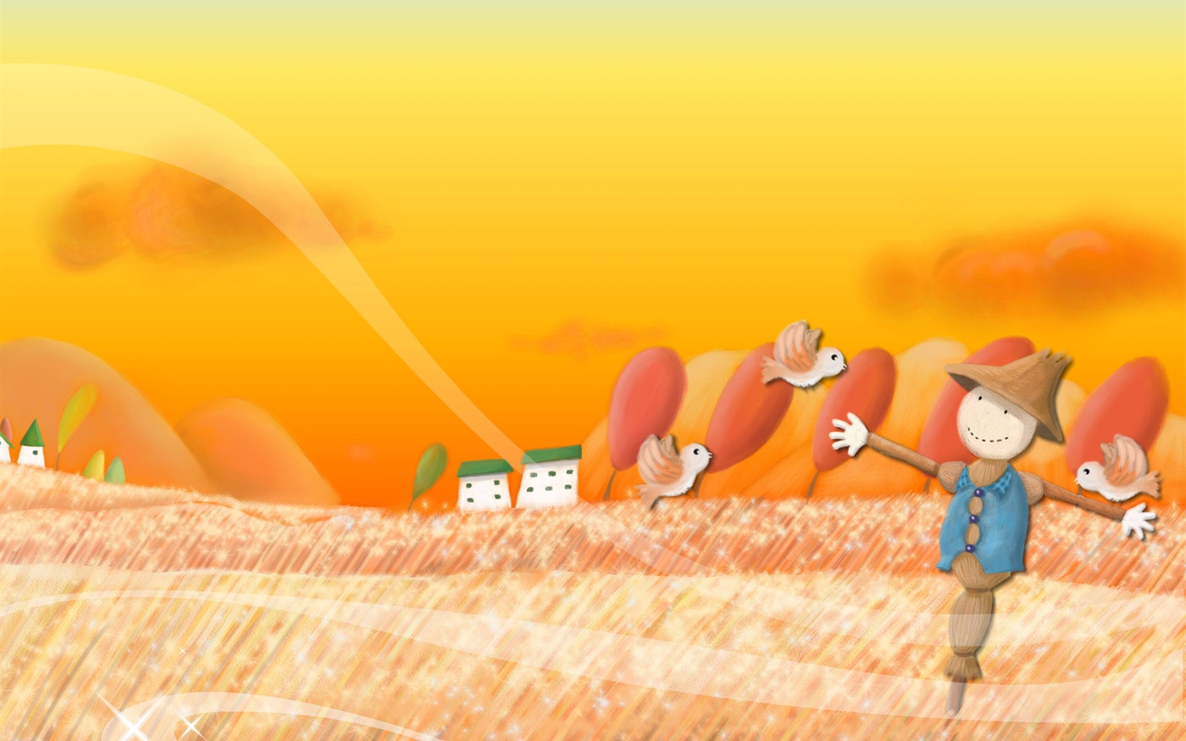Large cartoon wallpaper (3) #17 - 1680x1050