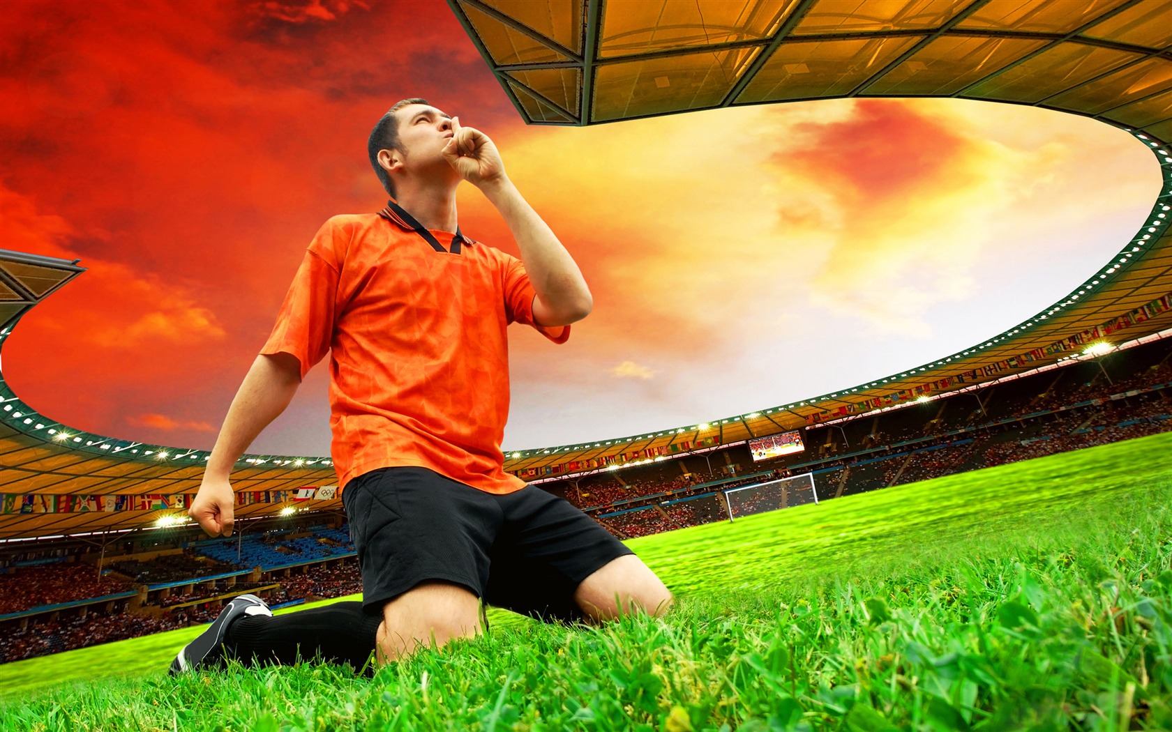 Super fotbal foto tapetu (1) #4 - 1680x1050