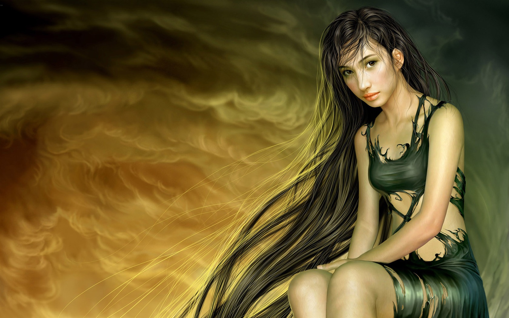 TangYuehui CG HD Tapety práce #25 - 1680x1050