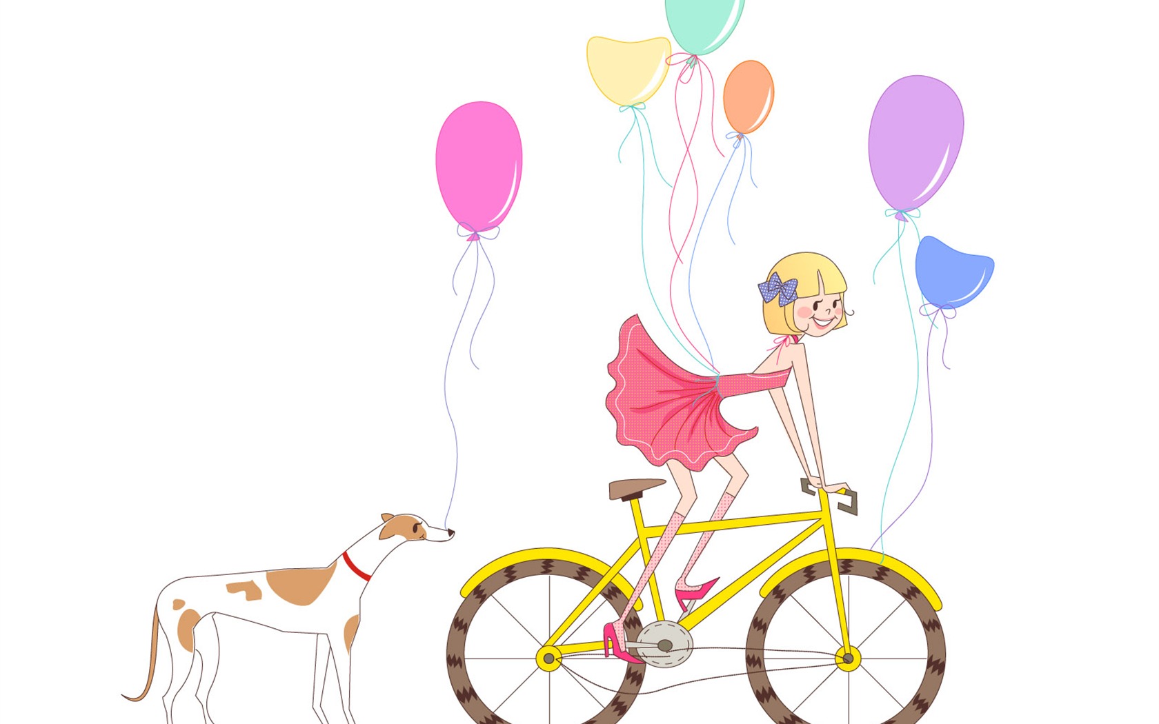 矢量時尚女孩 壁紙(二) #5 - 1680x1050