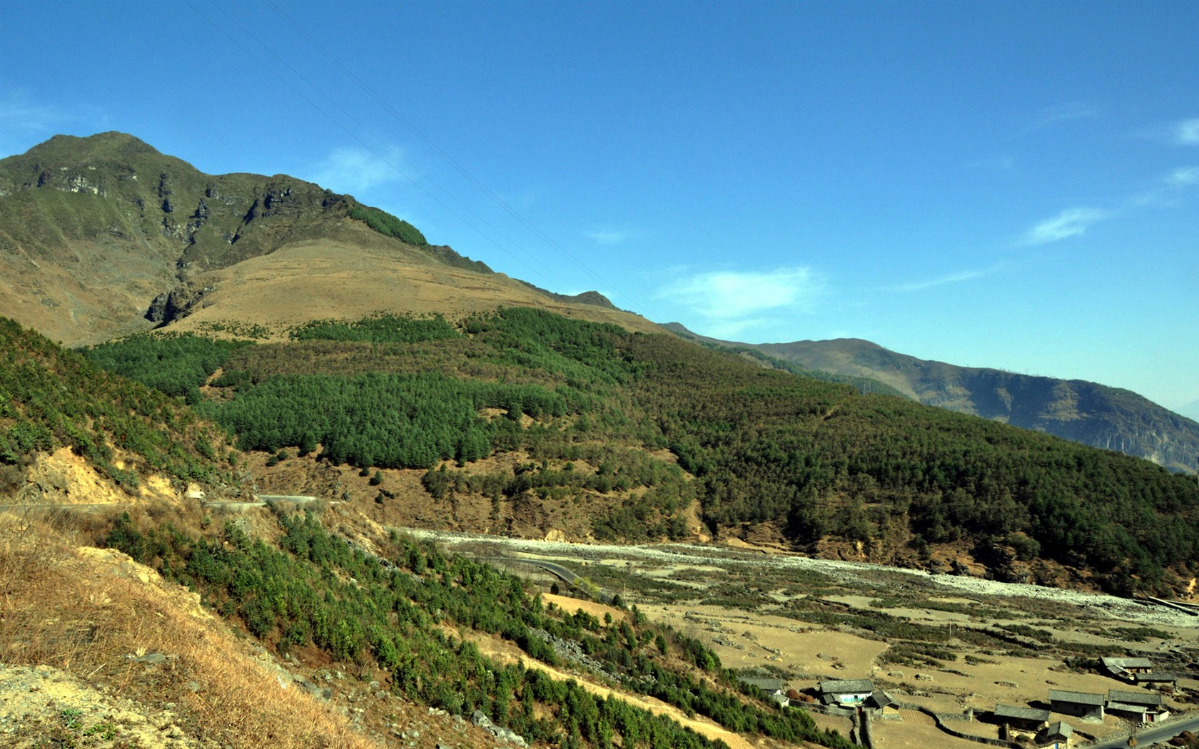Daliangshan scenery (2) (old Hong OK works) #3 - 1680x1050
