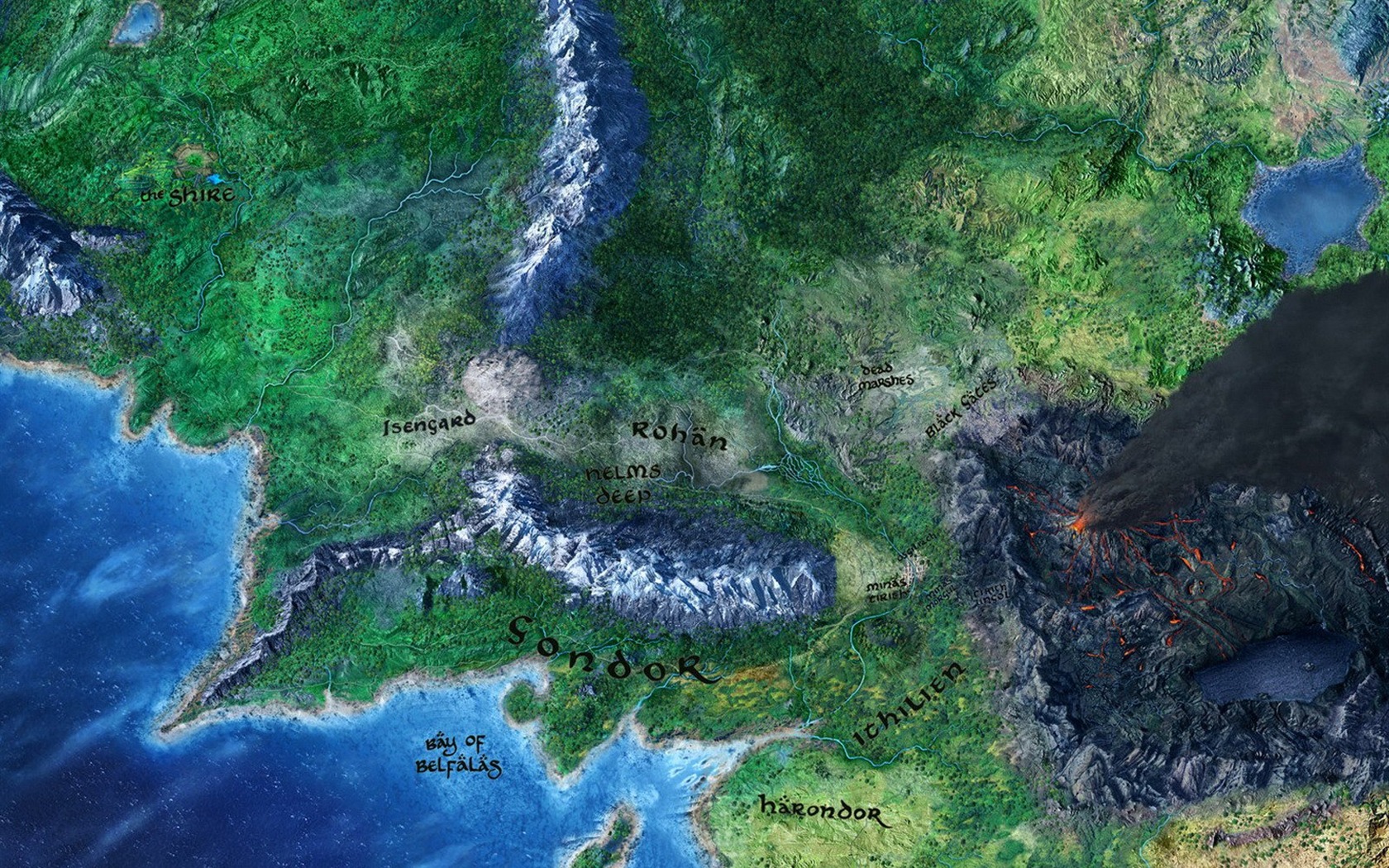Lord of the Rings her alba wallpaper #3 - 1680x1050