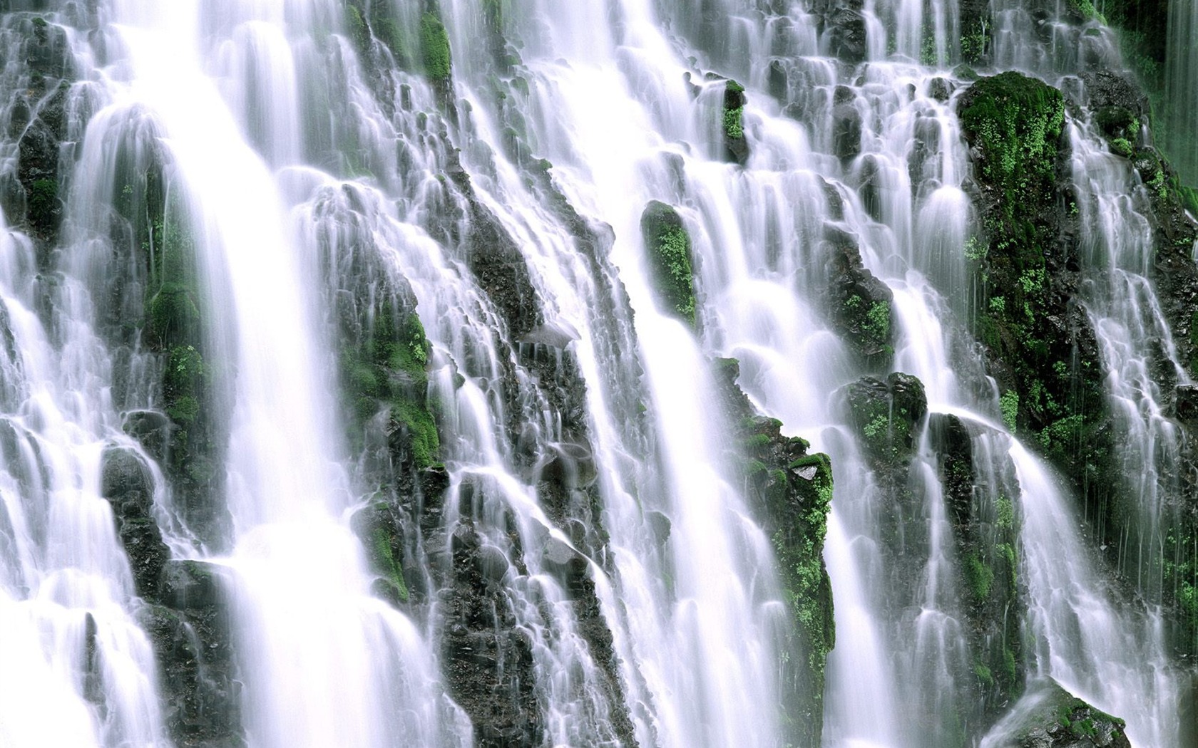 Cascada arroyos fondo de pantalla (3) #2 - 1680x1050