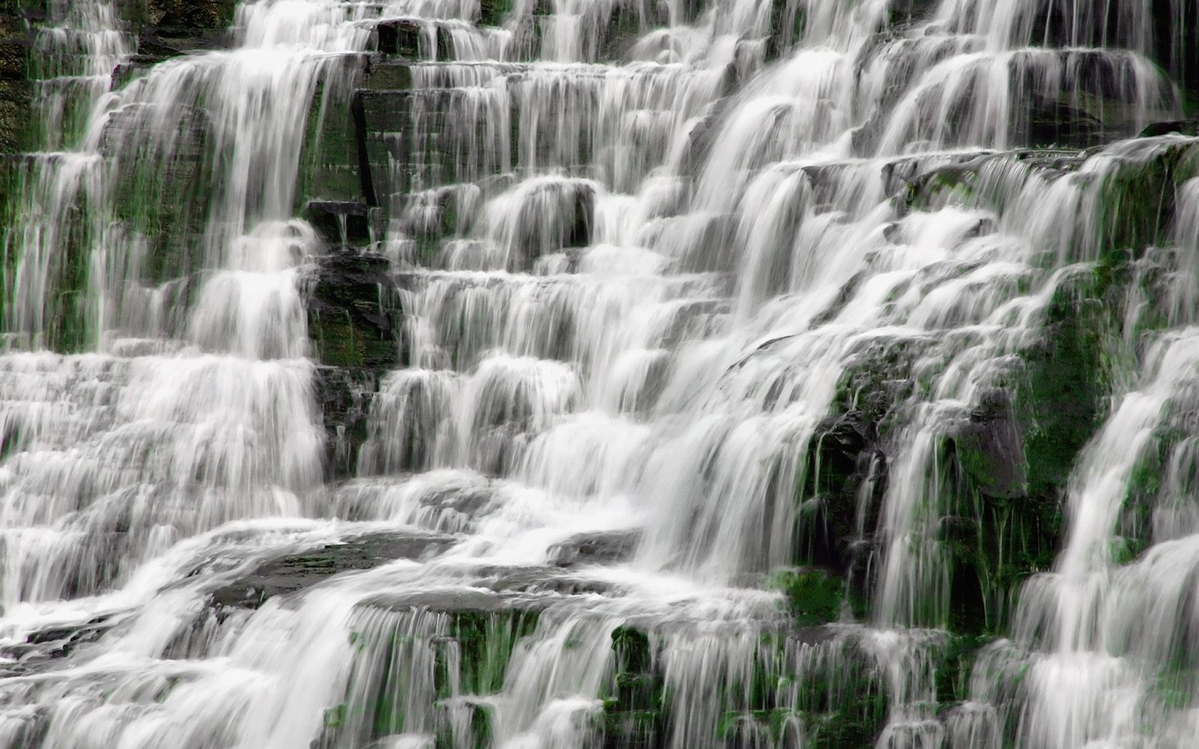 Cascada arroyos fondo de pantalla (6) #2 - 1680x1050