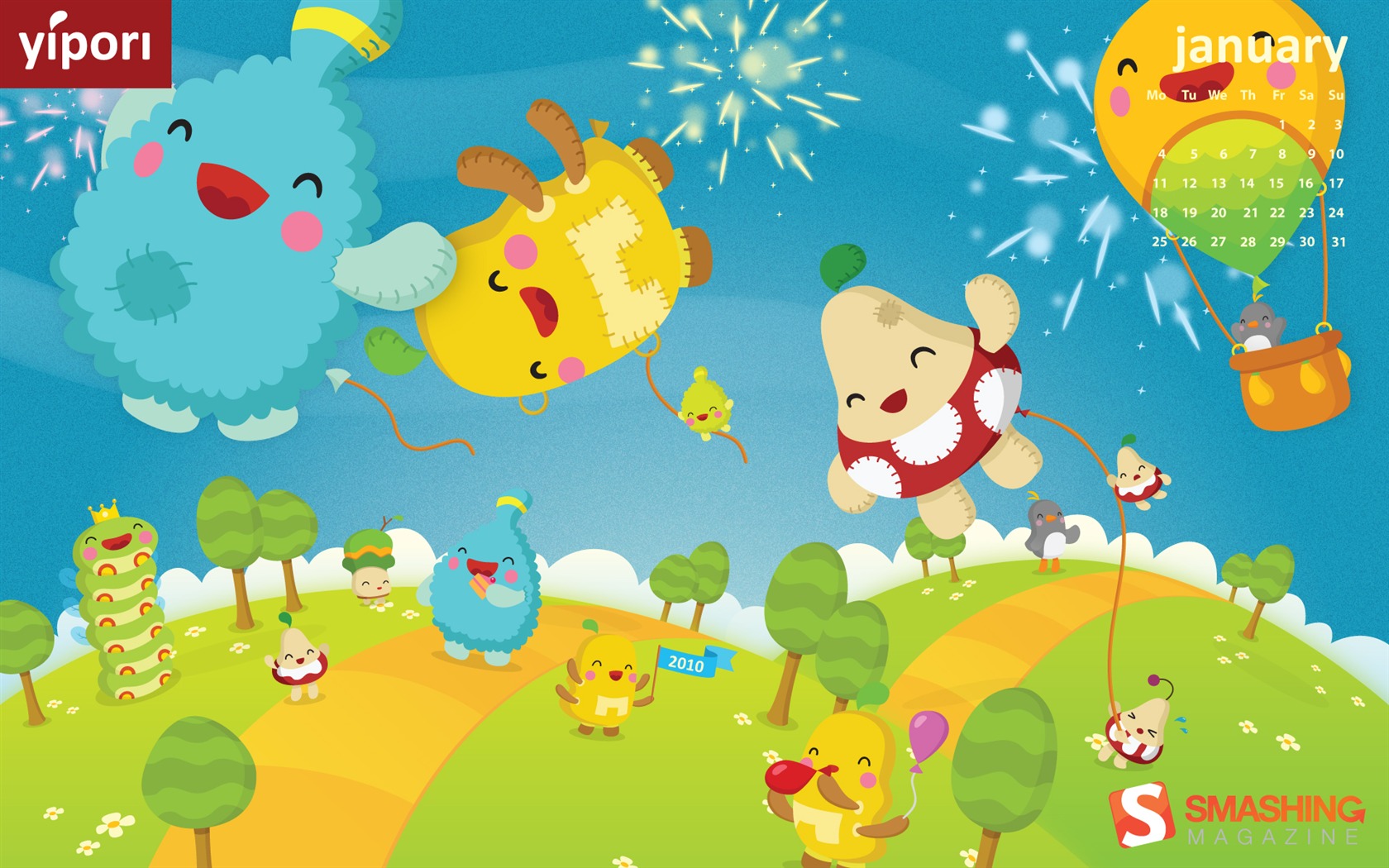 Microsoft Official Win7 New Year Wallpapers #3 - 1680x1050