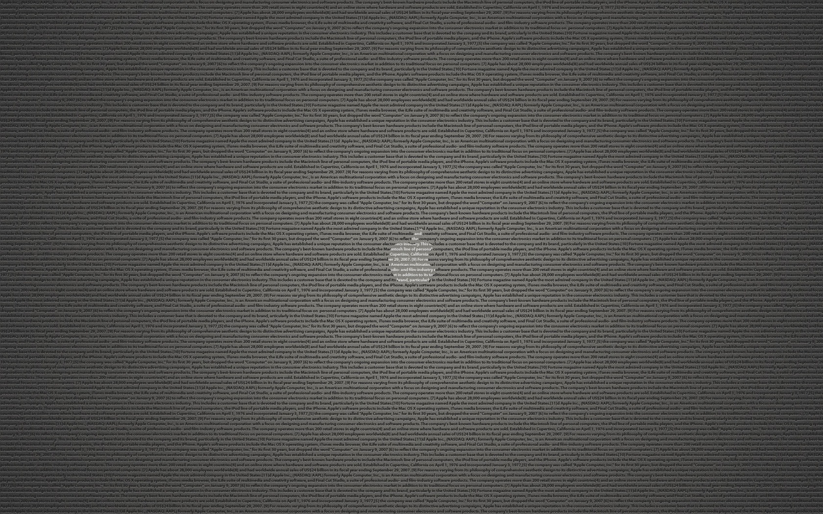 album Apple wallpaper thème (19) #16 - 1680x1050