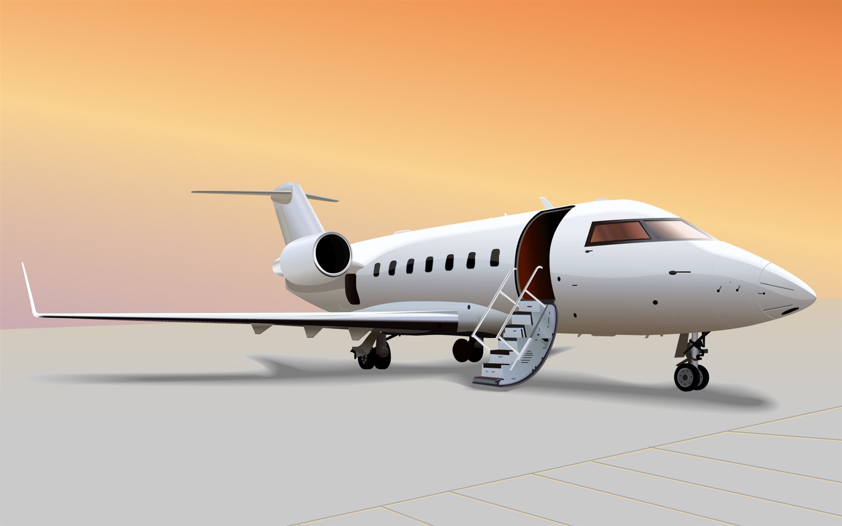 HD wallpaper civil aircraft photo #10 - 1680x1050