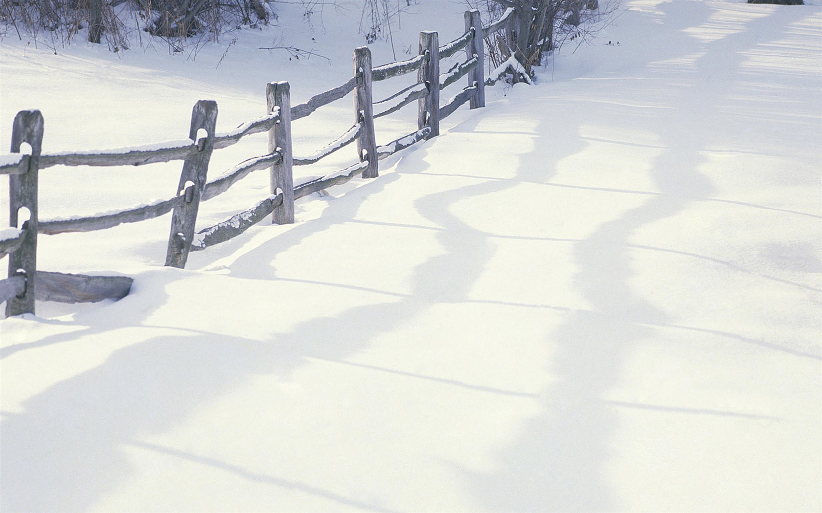 Fond d'écran panoramique de neige (2) #8 - 1680x1050