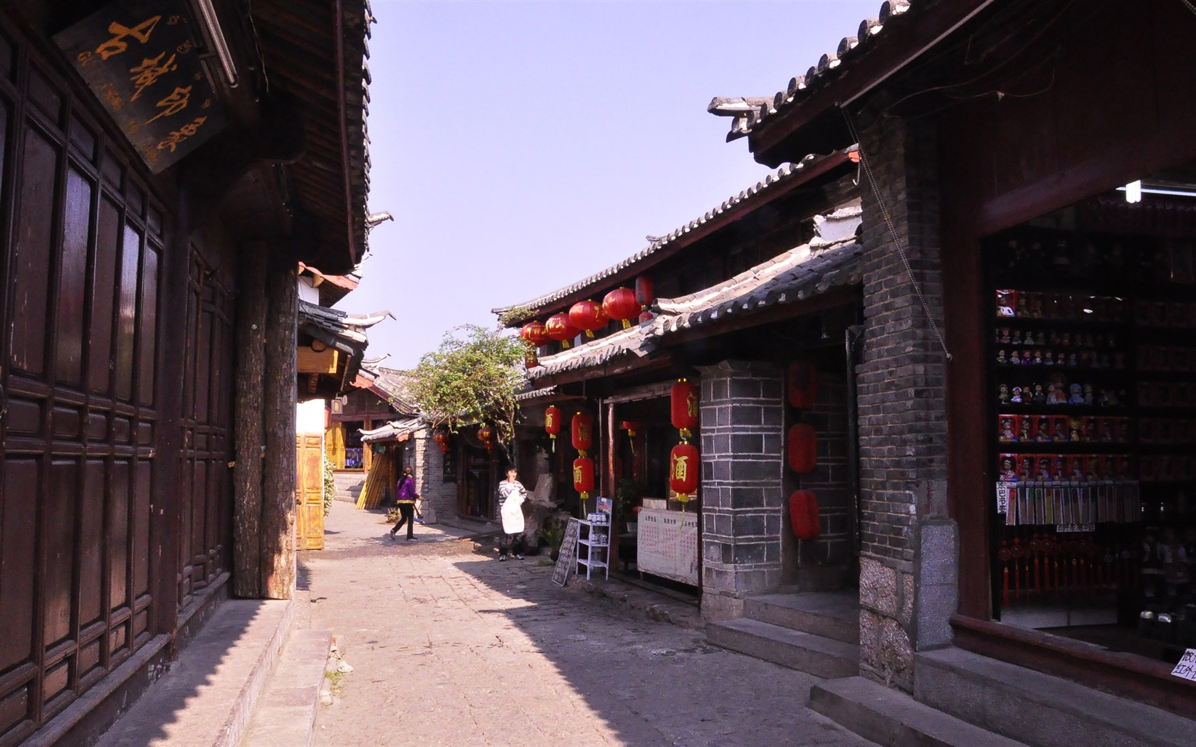 Lijiang ancient town atmosphere (1) (old Hong OK works) #32 - 1680x1050