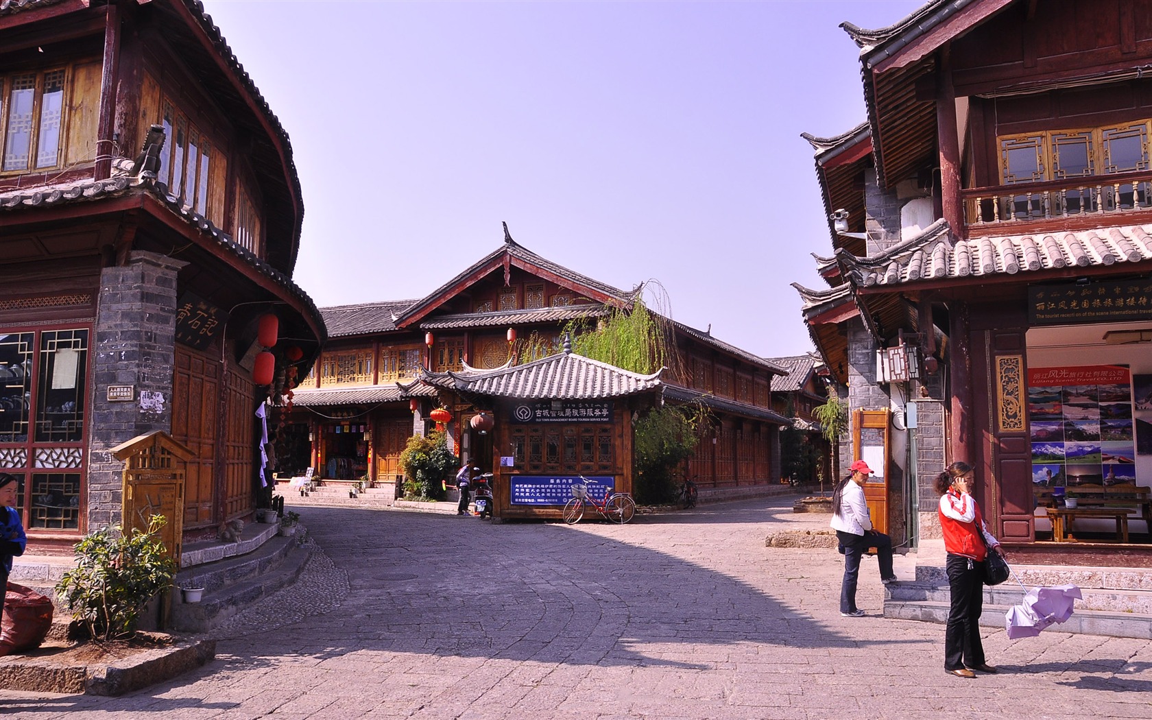 Lijiang ancient town atmosphere (2) (old Hong OK works) #15 - 1680x1050