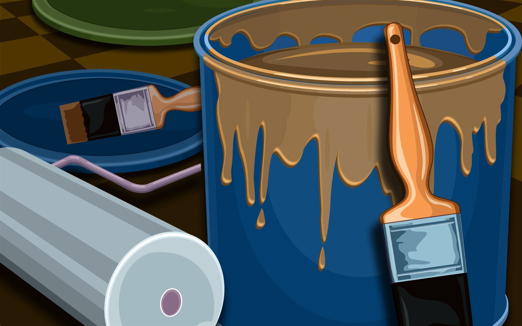 Vectorial de fondos de escritorio de la ilustración (1) #6 - 1680x1050