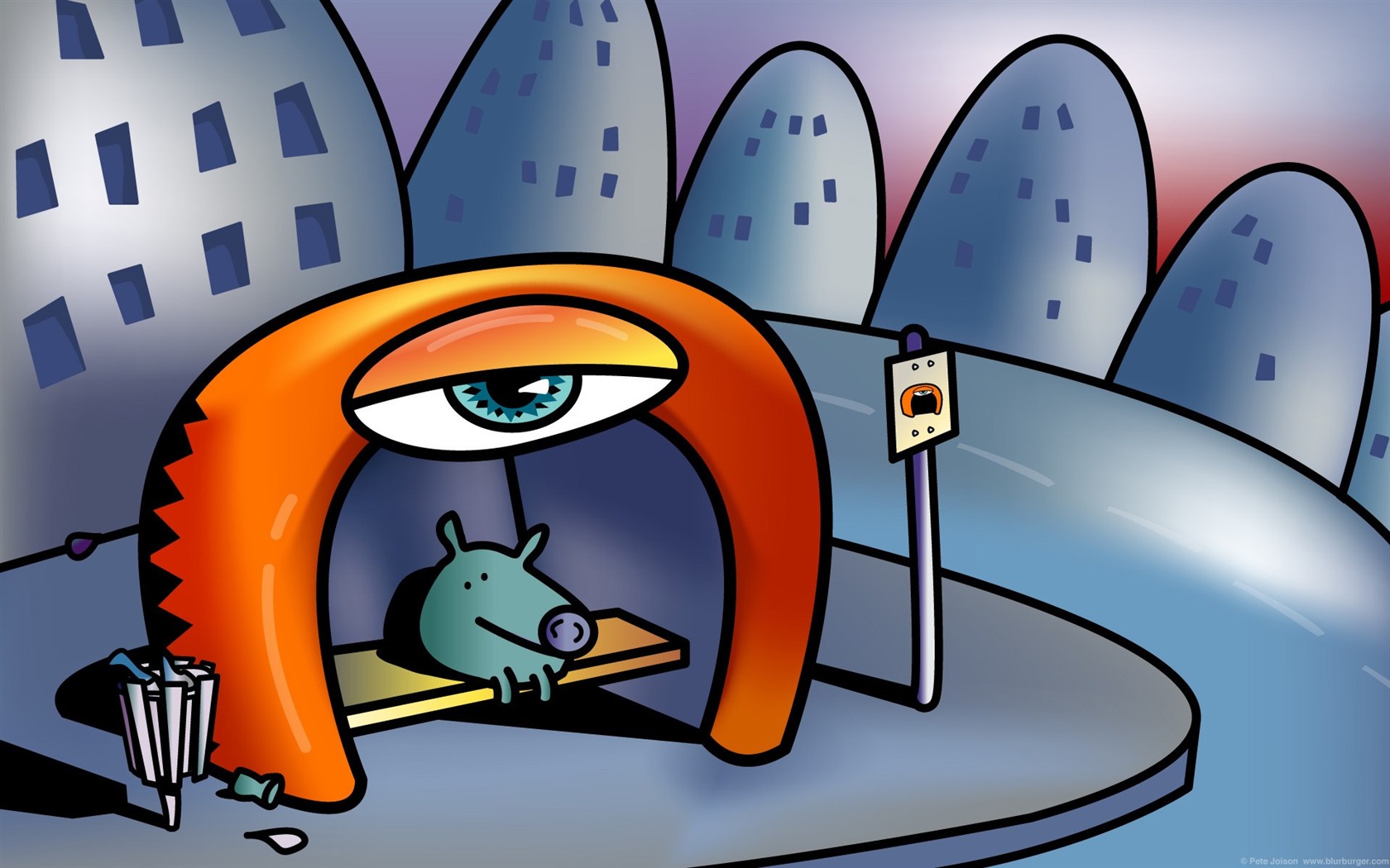 Blurburger HD Wallpaper (2) #20 - 1680x1050