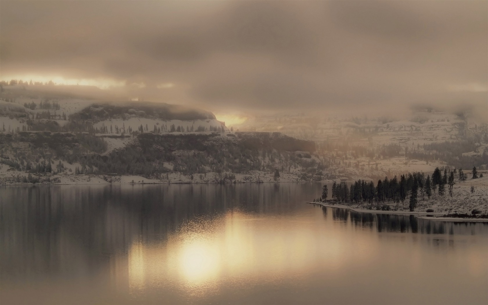 Large picturesque landscape wallpaper (1) #8 - 1680x1050