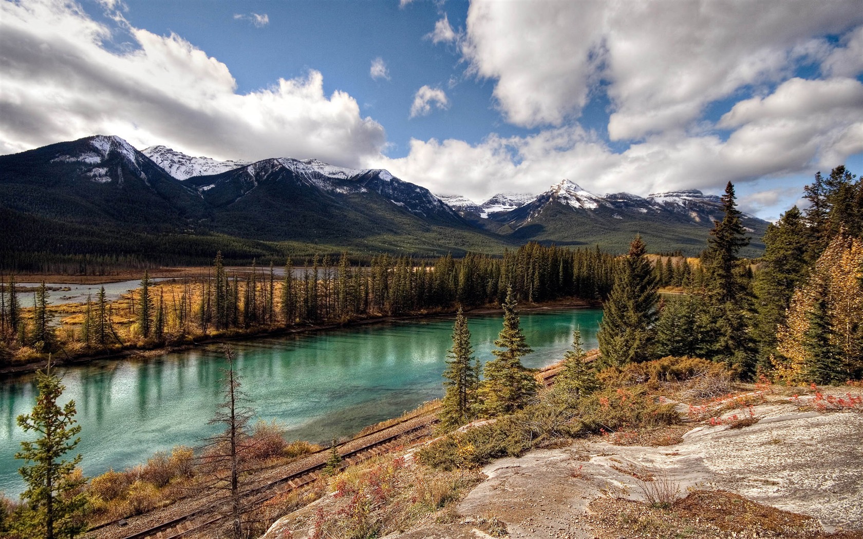 Large picturesque landscape wallpaper (1) #14 - 1680x1050