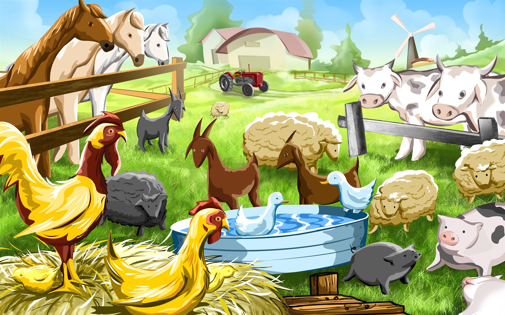 Cartoon wallpapers (1) #7 - 1680x1050