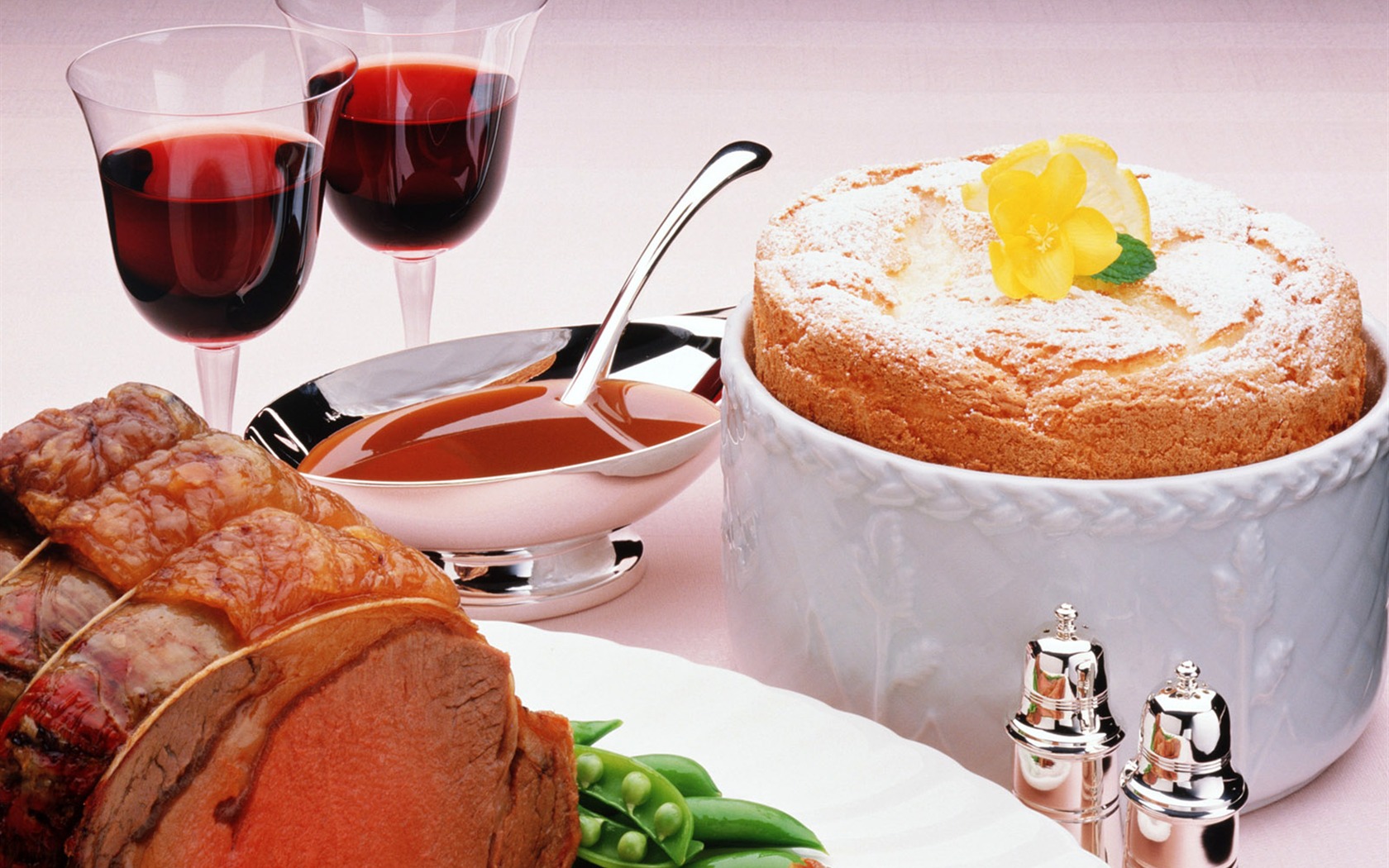 Gourmet dinner wallpaper (8) #12 - 1680x1050