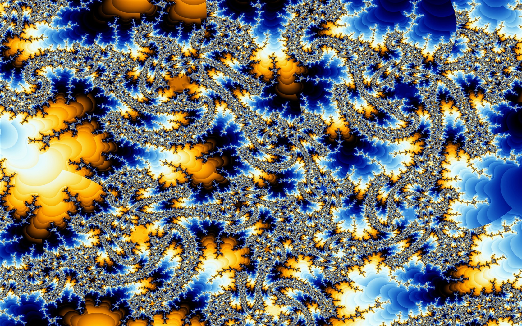 超大炫彩花紋 壁紙(三) #4 - 1680x1050