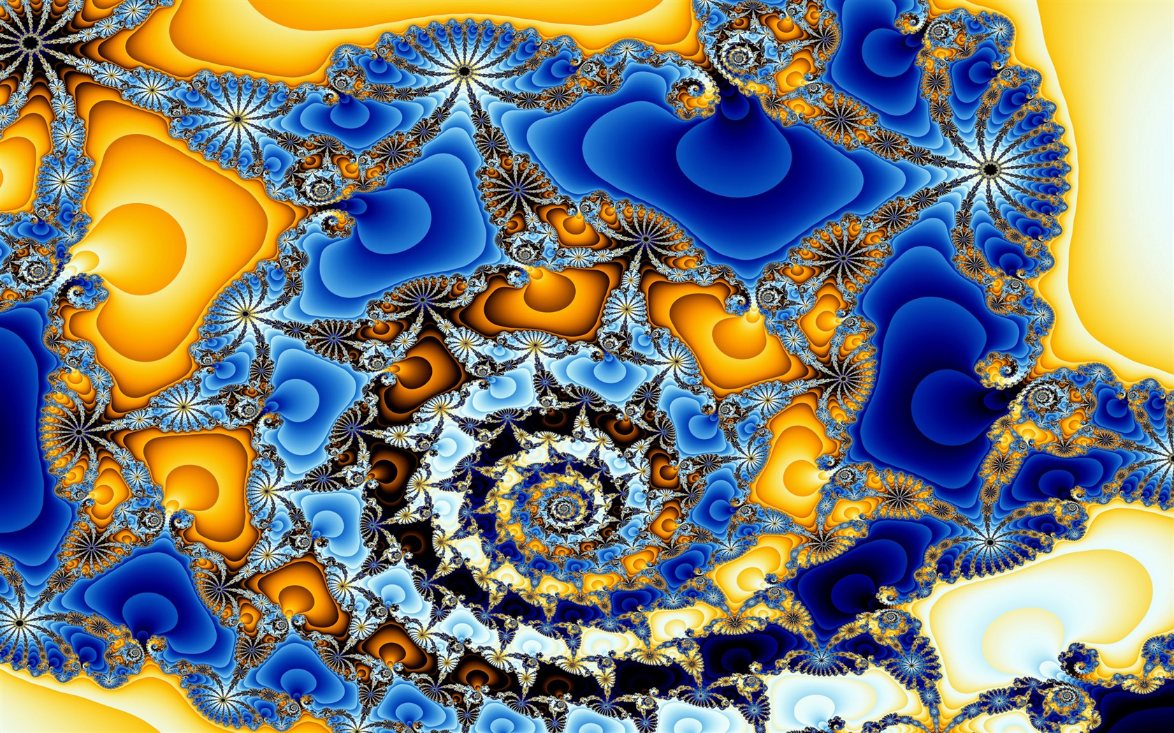 Super Bright pattern wallpaper (3) #7 - 1680x1050