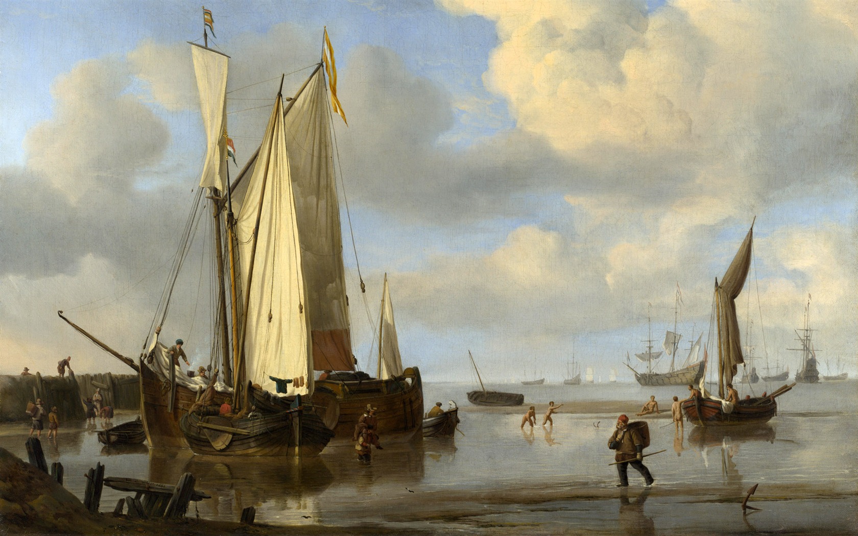 伦敦画廊帆船 壁纸(二)15 - 1680x1050