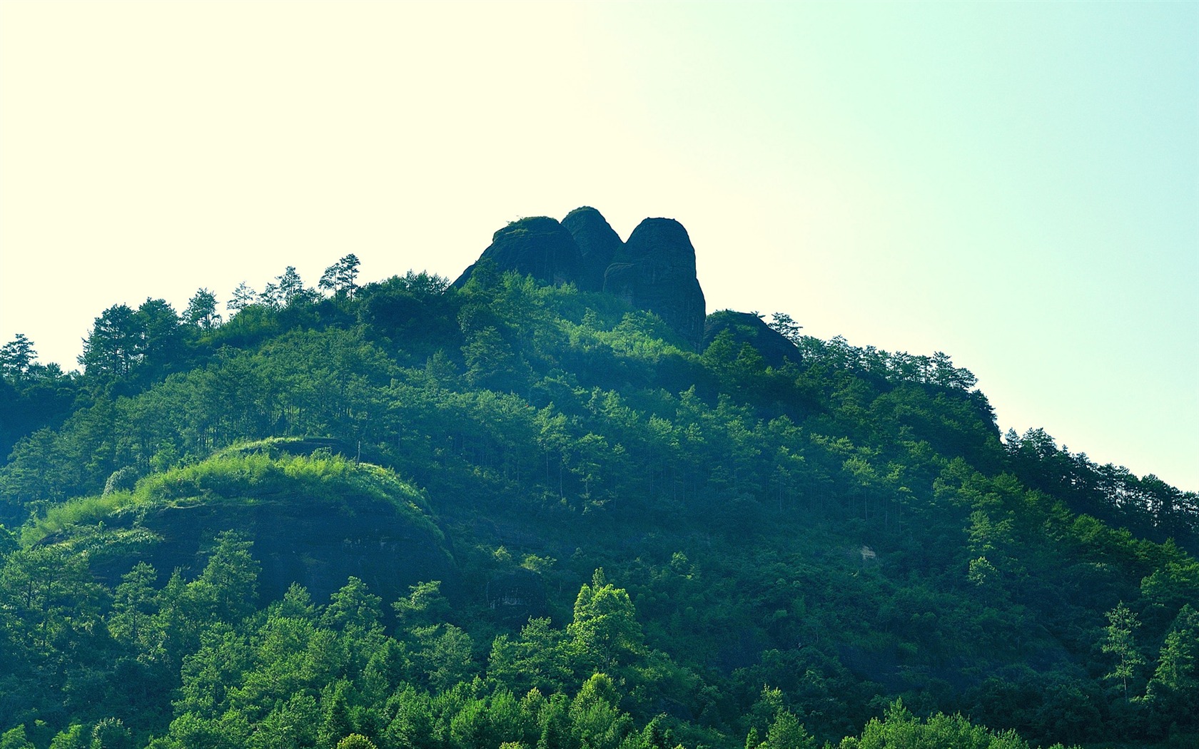 Wuyi jiuqu Krajina (fotografie děl změny) #5 - 1680x1050