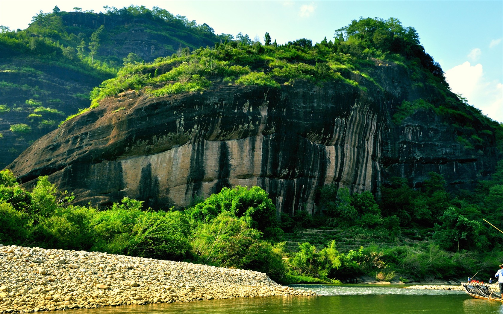 Wuyi jiuqu Krajina (fotografie děl změny) #9 - 1680x1050