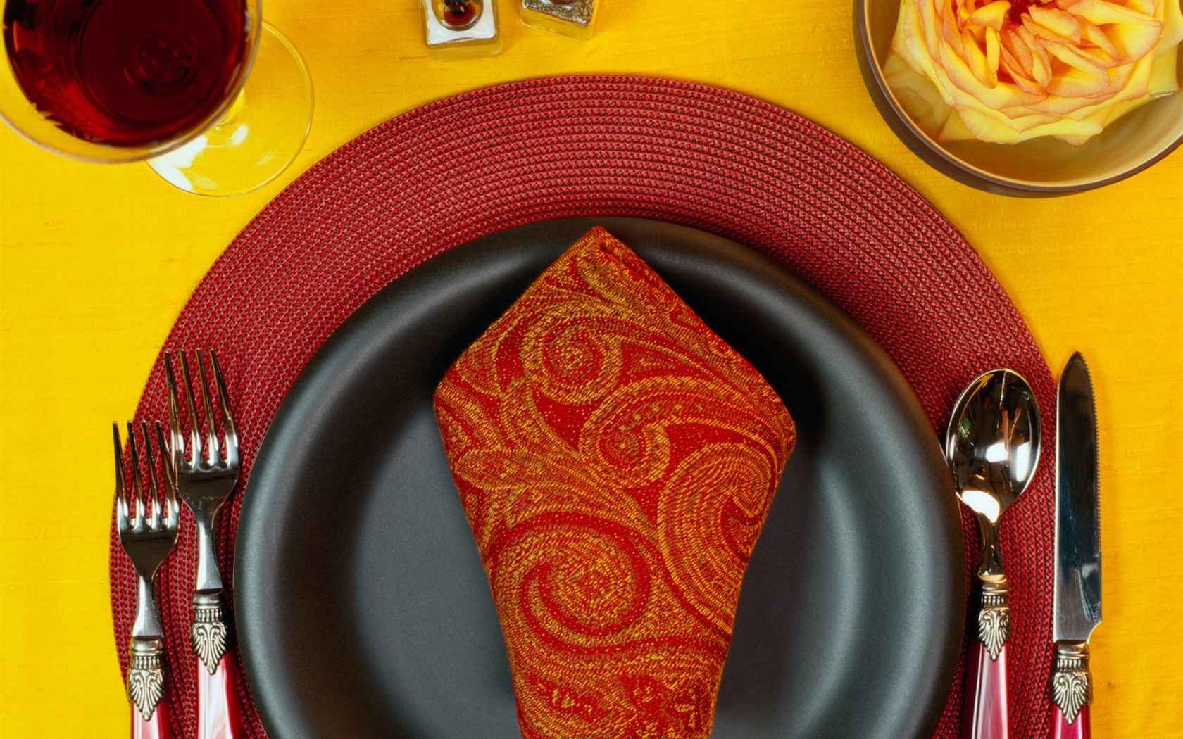 Gourmet dinner wallpaper (10) #10 - 1680x1050