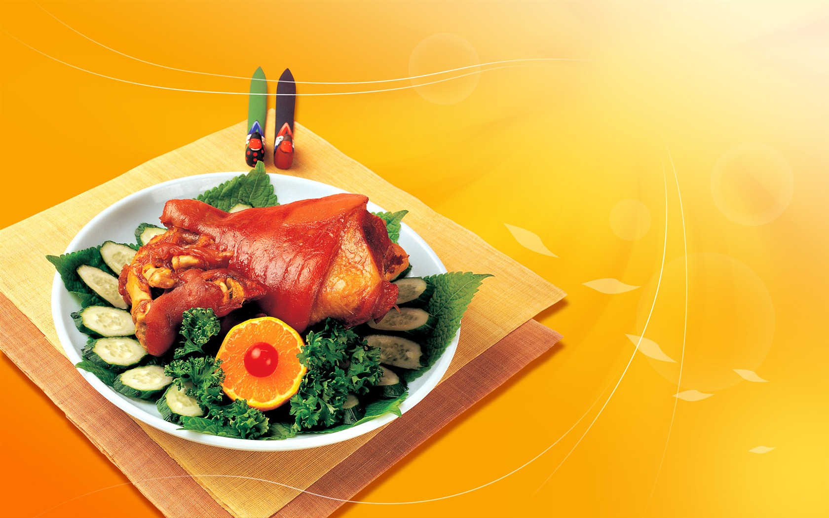 Gourmet dinner wallpaper (11) #17 - 1680x1050