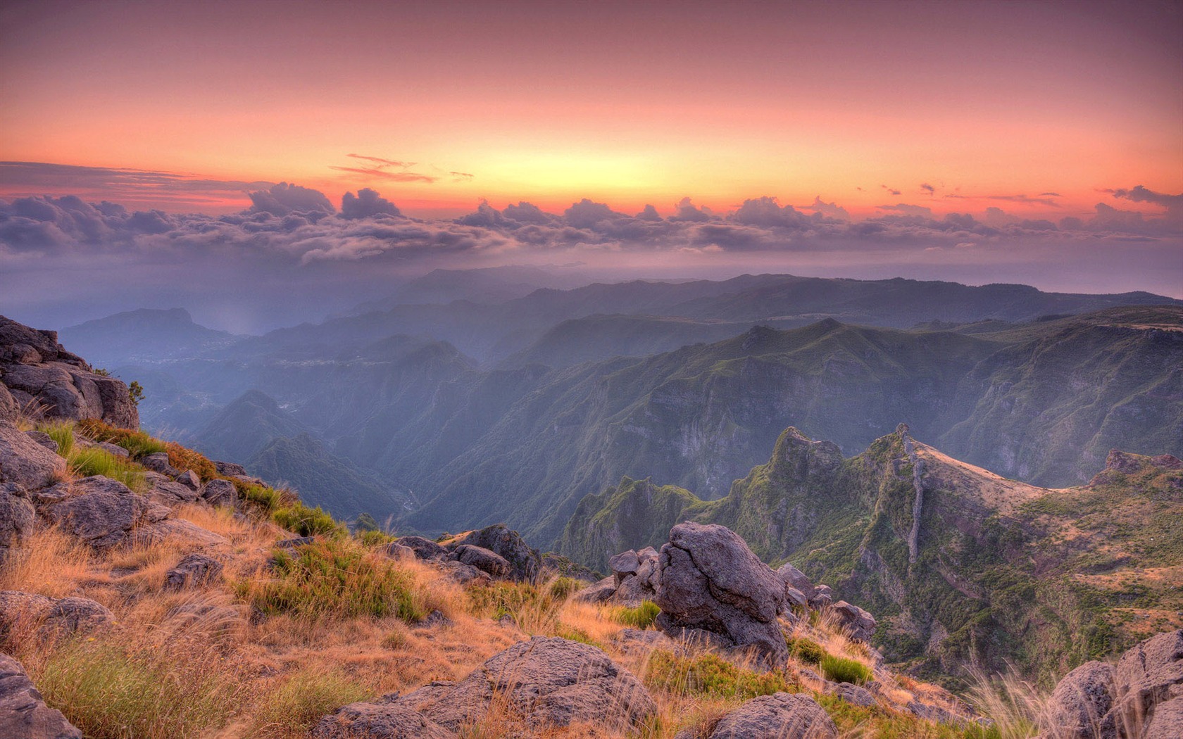 Mountain Valley Landscape wallpaper (1) #19 - 1680x1050