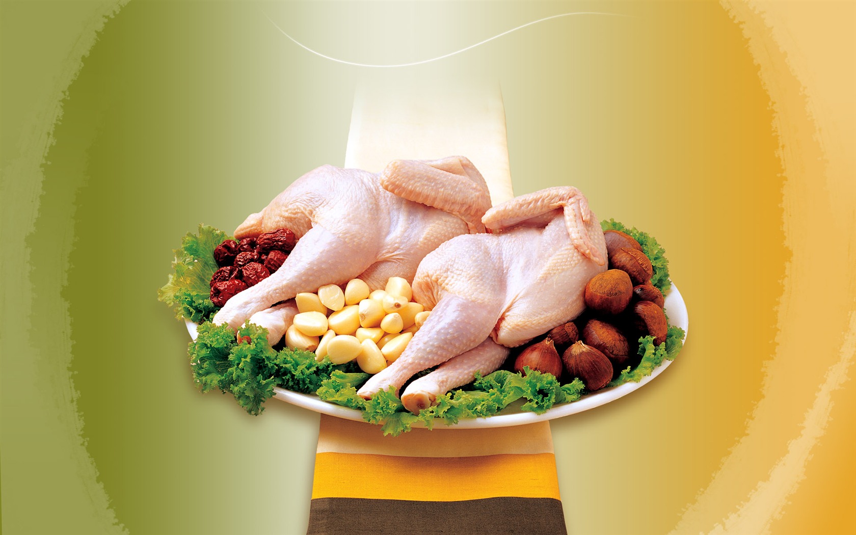 Gourmet večeře tapety (12) #4 - 1680x1050