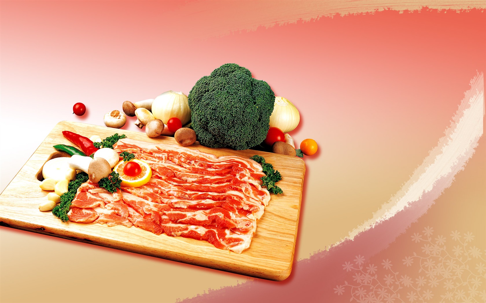 Gourmet večeře tapety (12) #18 - 1680x1050
