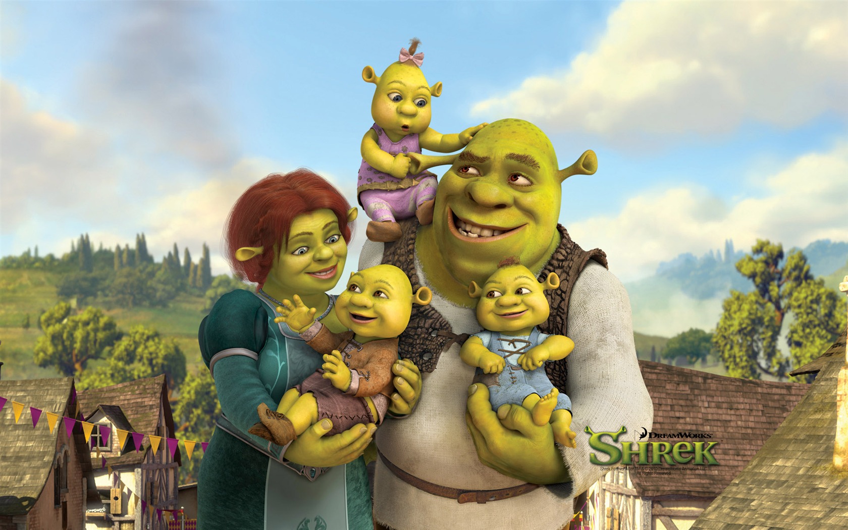 Shrek Forever Po wallpaper HD #1 - 1680x1050