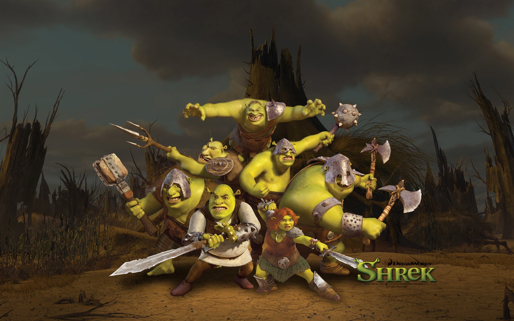 Shrek Forever Po wallpaper HD #10 - 1680x1050