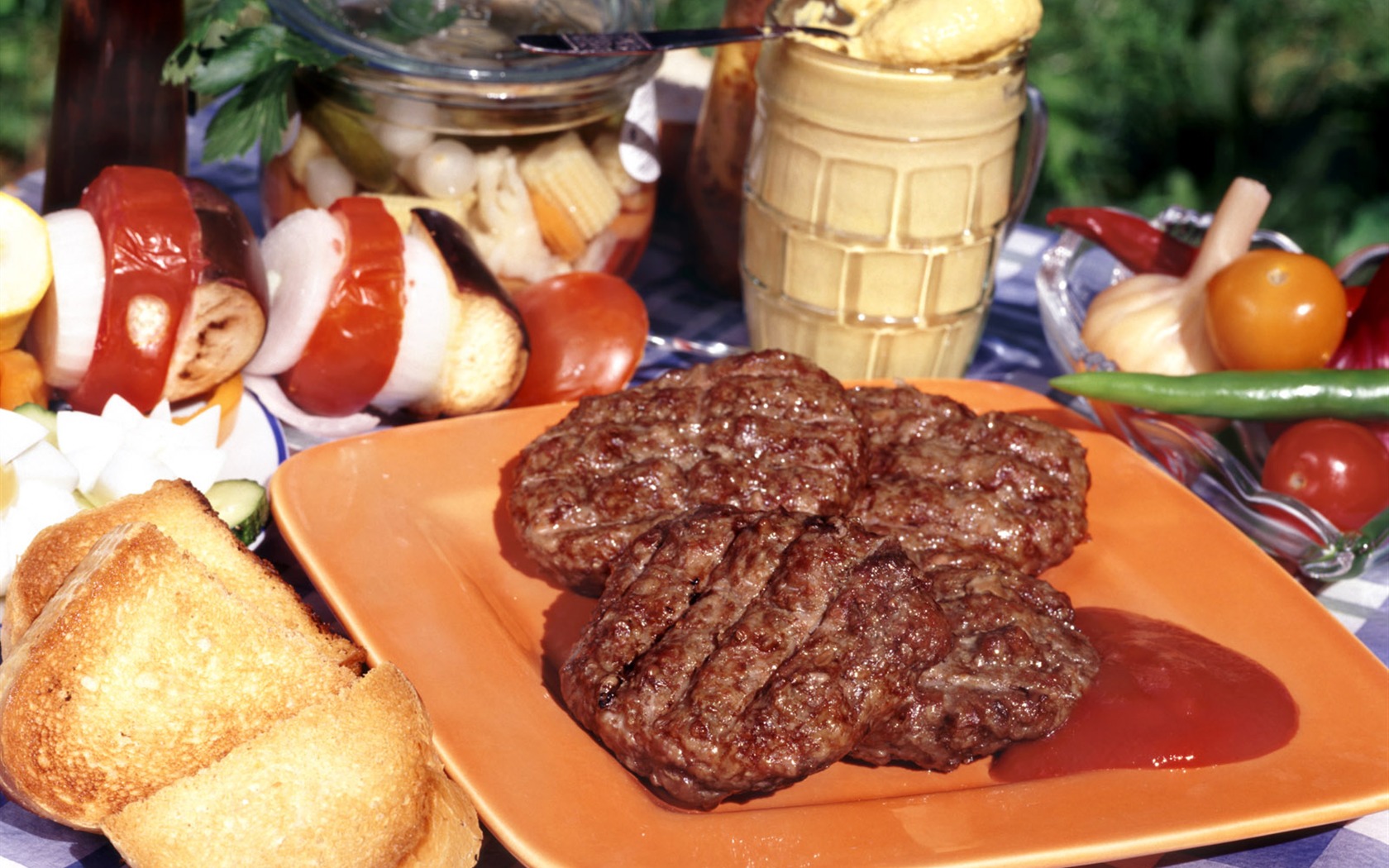 Delicious barbecue tapety (4) #15 - 1680x1050