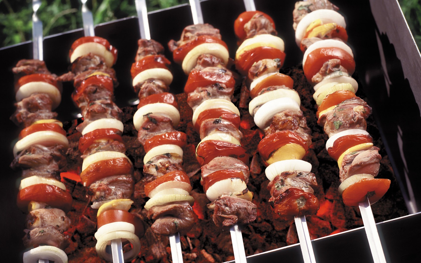 Delicious barbecue wallpaper (5) #5 - 1680x1050