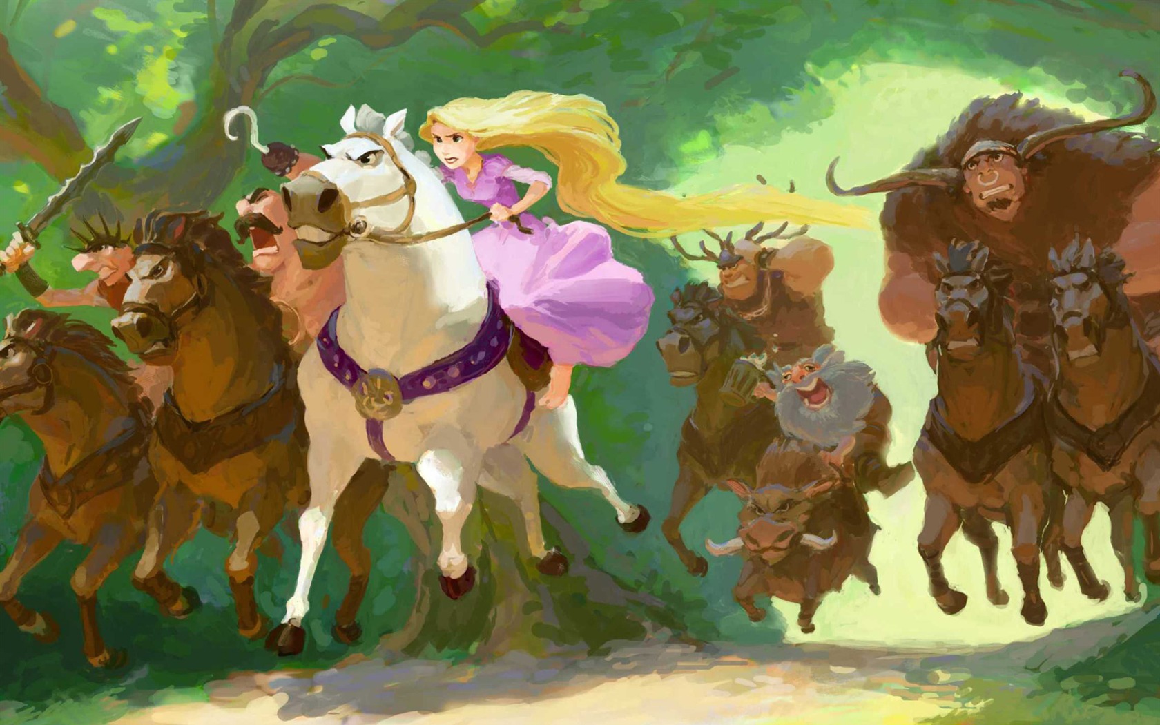 Tangled 长发公主 高清壁纸9 - 1680x1050