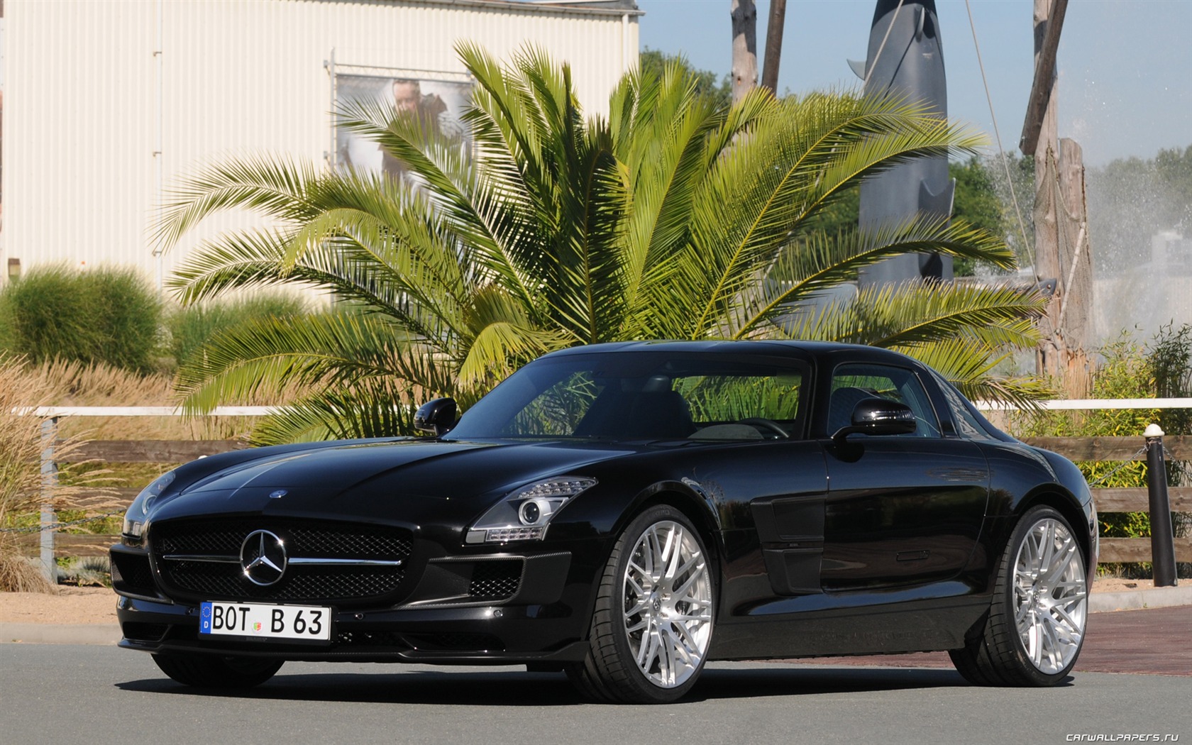 Brabus 벤츠 AMG 뒷좌석 SLS - 2010의 HD 벽지 #2 - 1680x1050