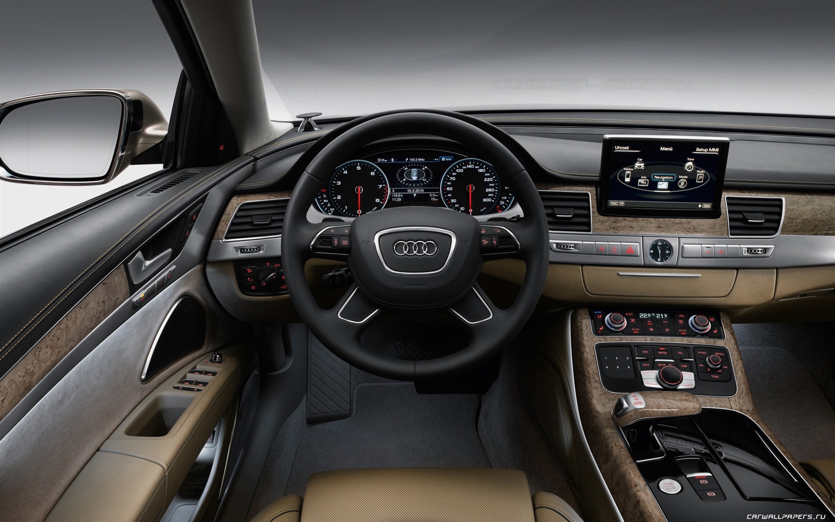 Audi A8 L W12 Quattro - 2010 HD tapetu #40 - 1680x1050