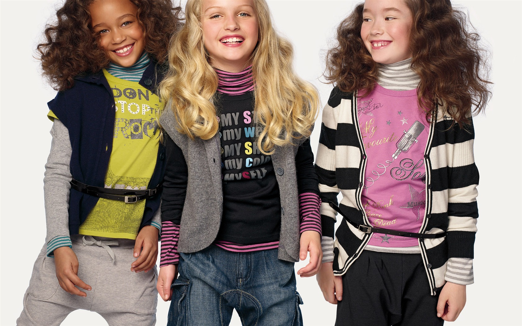 Colorful Children's Fashion Wallpaper (2) #6 - 1680x1050